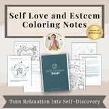 Self Love and Esteem Coloring Notes