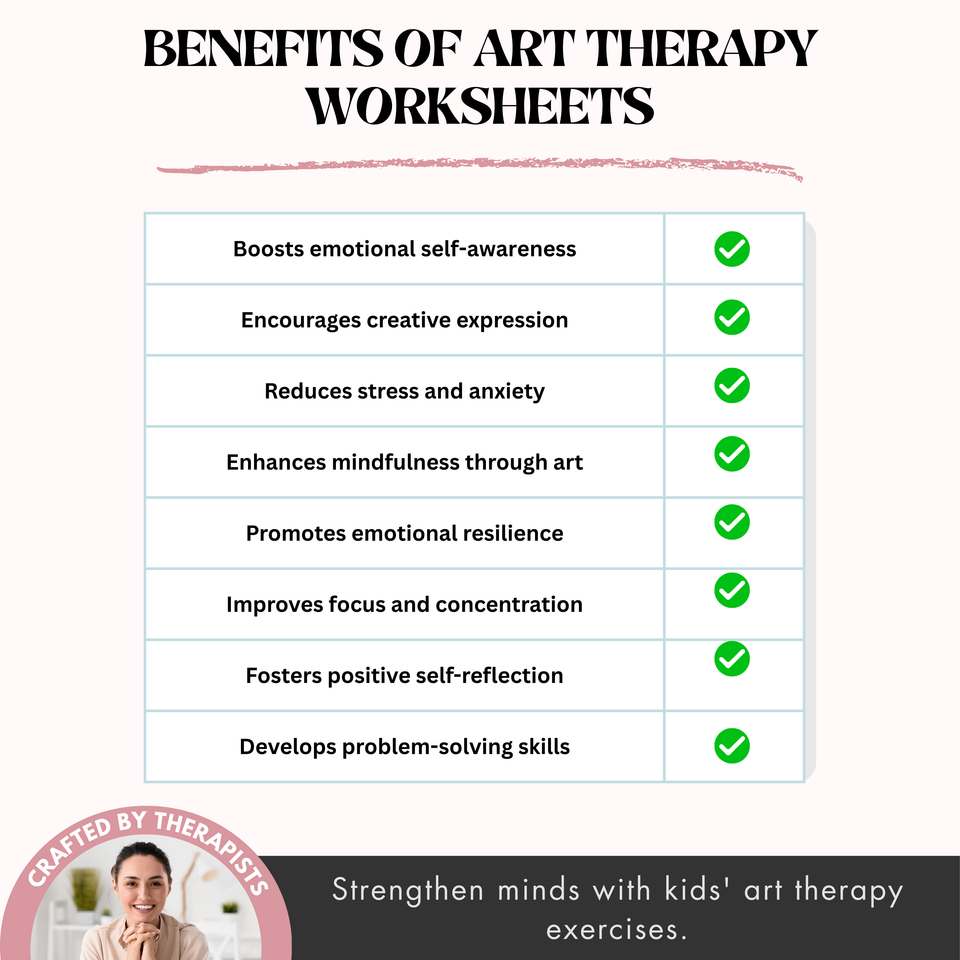 200+ Kids Art Therapy Bundle (Free Today)